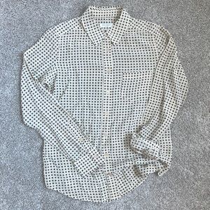 Equipment Femme Silk Button Up Shirt